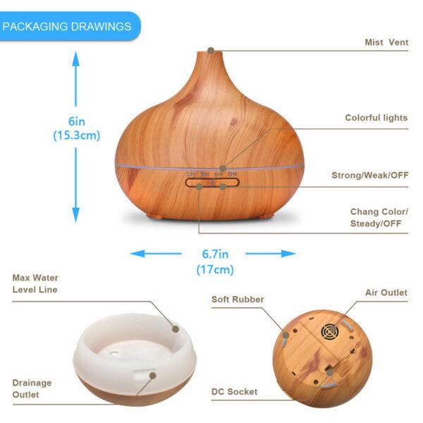 Aromatherapy Essential Oil Diffuser With Remote Control Natural Alchemy
