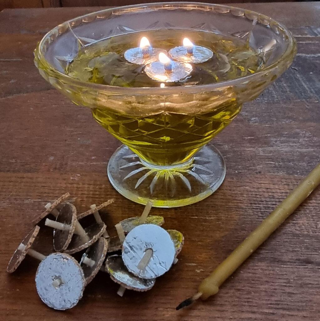 Floating Wicks Oil Candles Natural Alchemy